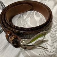 Cintura in pelle Perfecta belts taglia 95