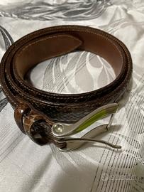 Cintura in pelle Perfecta belts taglia 95