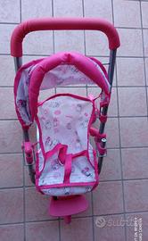 Passeggino per bambole e bambolotti bambina