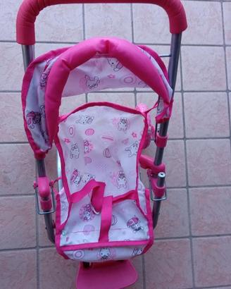 Passeggino per bambole e bambolotti bambina