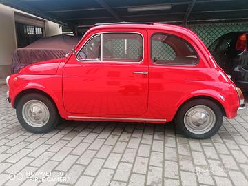 Fiat 500 f del 1970 asi appena tagliandata