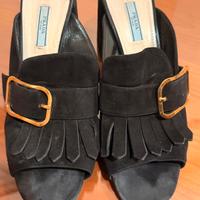 prada black suede