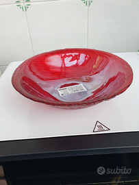 Ciotola rossa in vetro