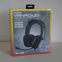 THE G-LAB Korp VANADIUM Cuffie da Gaming Nuove