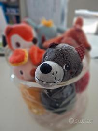 bowling con peluche animale