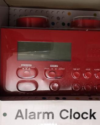 Sveglia Radio LEGO Rossa (Con Scatola Originale)