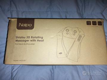 massaggiatore shiatsu per collo e schiena