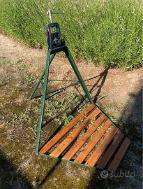 Cavalletto morsa da idraulico