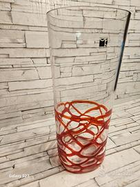 Vaso in vetro di Murano CARLO MORETTI