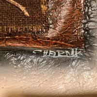 Tela disegno quadro batik africano 29x75