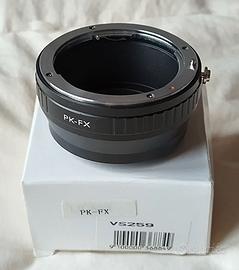 Adattatore per Fuji-X (Per ob. Pentax K-KA).