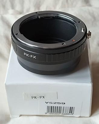 Adattatore per Fuji-X (Per ob. Pentax K-KA).