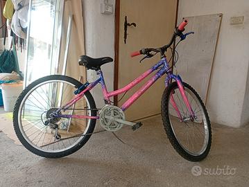Bici da bambina ruote 24 pollici