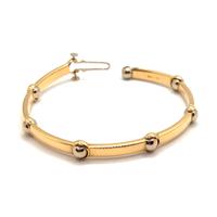 Bracciale oro giallo uomo
