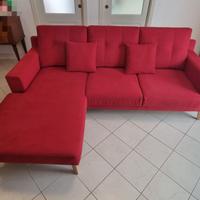 Divano 3 posti angolare pari a nuovo