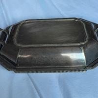 Vassoi vintage inglesi in silverplate