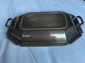 Vassoi vintage inglesi in silverplate
