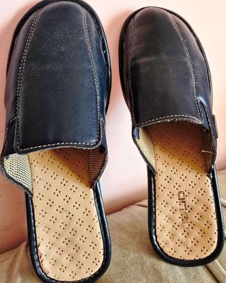 Pantofole donna blu “Tiglio” tg. 40