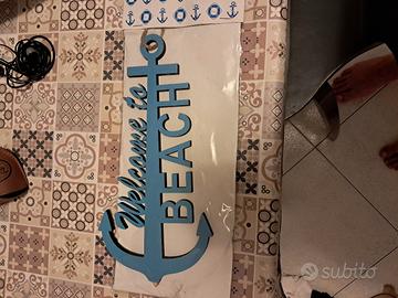 ciondolo da appendere welcome to beach