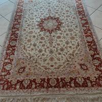 tabriz tappeto persiano misura cm 141 x 220