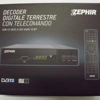 DECODER DTT ZEPHIR DVB T2 HEVC H265 10BIT 1080P HD