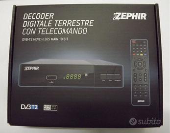 DECODER DTT ZEPHIR DVB T2 HEVC H265 10BIT 1080P HD