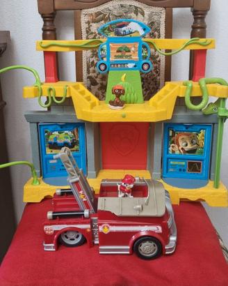 Paw Patrol Jungle Play Set Lotto Giocattoli