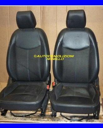 Interno in pelle NERA per OPEL Karl 2015