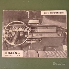 Libretto uso e manutenzione Citroen DS