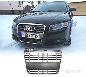GRIGLIA AUDI A4 B7 04-07 LOOK S LINE CROMATO