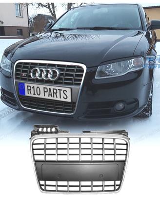 GRIGLIA AUDI A4 B7 04-07 LOOK S LINE CROMATO