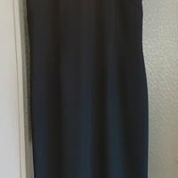 abito cerimonia con stola bleu