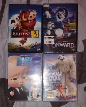 Lotto misto di 4 film d'animazione in DVD