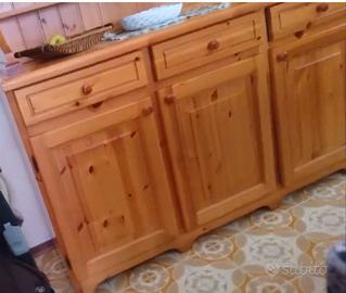 credenza in legno 
