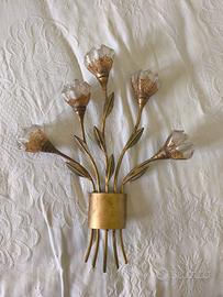 Applique Vintage Antea Luce - Bouquet di Fiori in 