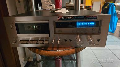 pioneer ct f650 registratore a cassette.