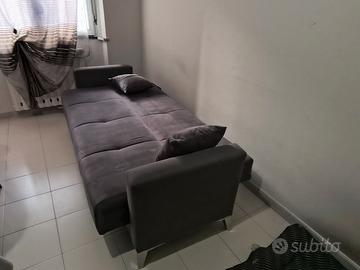 Divano letto 3 posti con contenitore