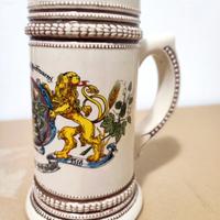 Boccale da birra tedesco in ceramica