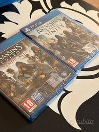 Assassin’s creed Unity + Syndacate PS4 Nuovi