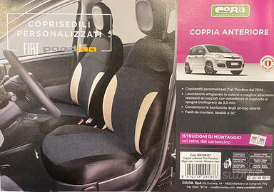 Coprisedili anteriori specifici fiat panda 2024