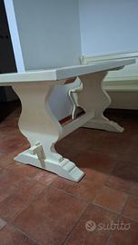 Set pranzo rustico in Abete Laccato
