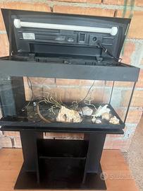 Acquario Completo con Mobiletto di Supporto