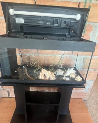 Acquario Completo con Mobiletto di Supporto