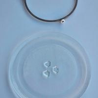 Piatto Per Microonde 245 Mm + Anello Girevole