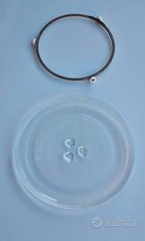 Piatto Per Microonde 245 Mm + Anello Girevole