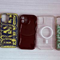 Set di 7 Cover per iPhone + Catenella Colorata