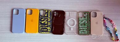 Set di 7 Cover per iPhone + Catenella Colorata