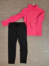 Set intimo sci bambina