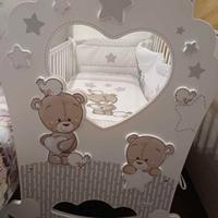 lettino/culla e fasciatoio