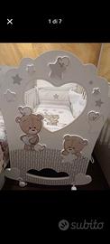 lettino/culla e fasciatoio